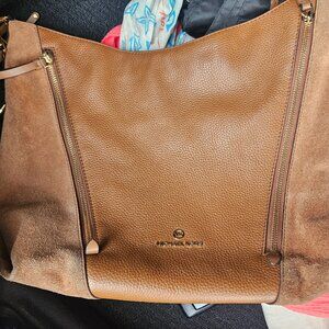 Michael Kors hobo shoulder bag suede sides